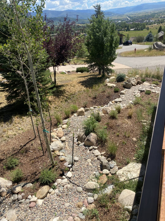 Rocks and boulders landscaping steamboat springs co