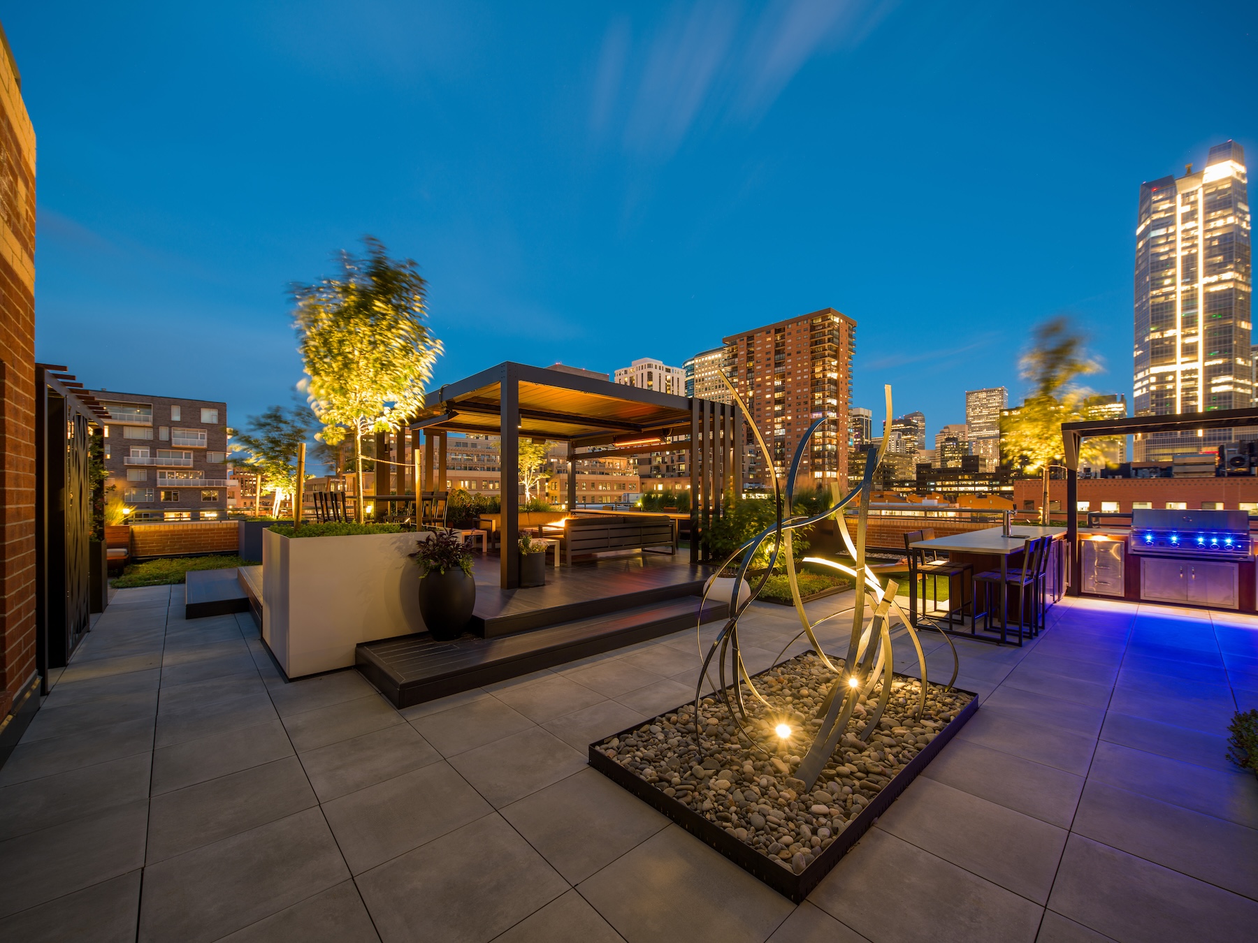 Modern Roof deck denver